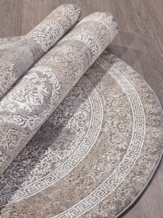 Ковер 04073C - GREY / BROWN - Овал - коллекция ARMINA