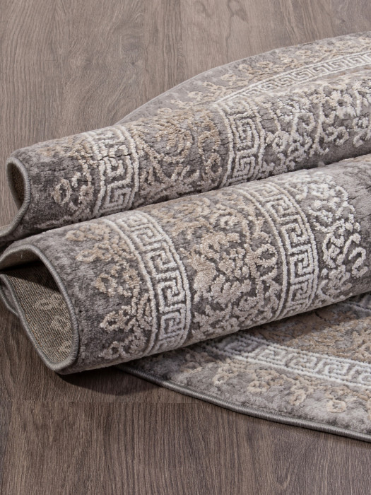 Ковер 04073C - GREY / BROWN - Овал - коллекция ARMINA