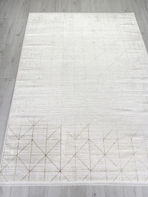 Ковер 33748A - CREAM / WHITE - Прямоугольник - коллекция SHINE