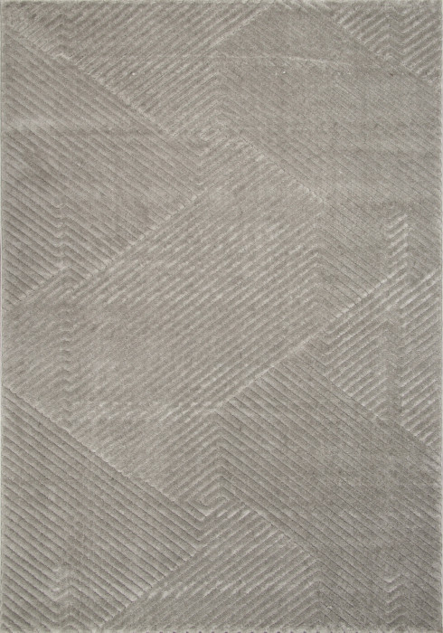 Ковер E857AG - GREY / GREY - Прямоугольник - коллекция JUNO