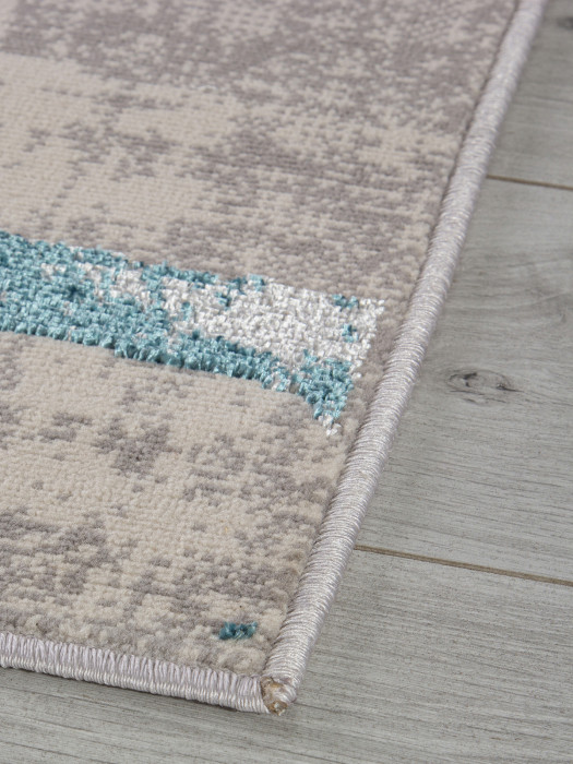 Ковер F478 - GRAY-BLUE - Дорожка - коллекция LIMAN