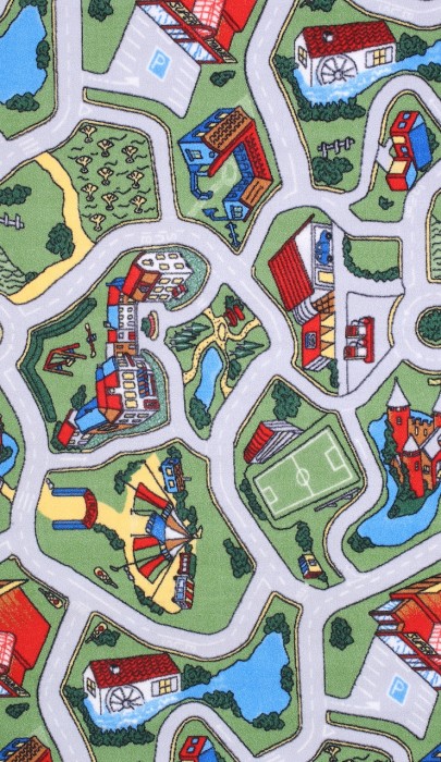 Ковролин палас Деревня