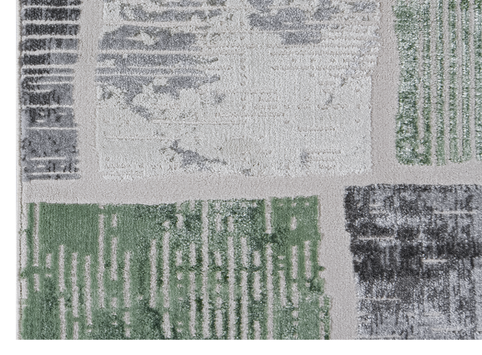 Ковер 38471A stan GREEN FLS / L.GREY
