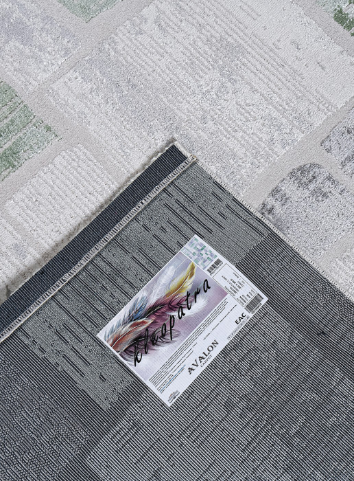 Ковер 38471A stan GREEN FLS / L.GREY