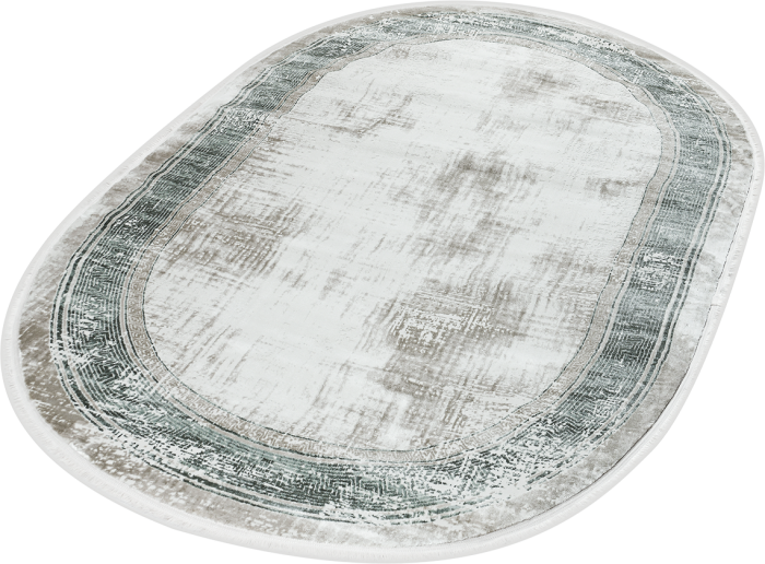 Ковер 38720A oval GREEN / CREAM