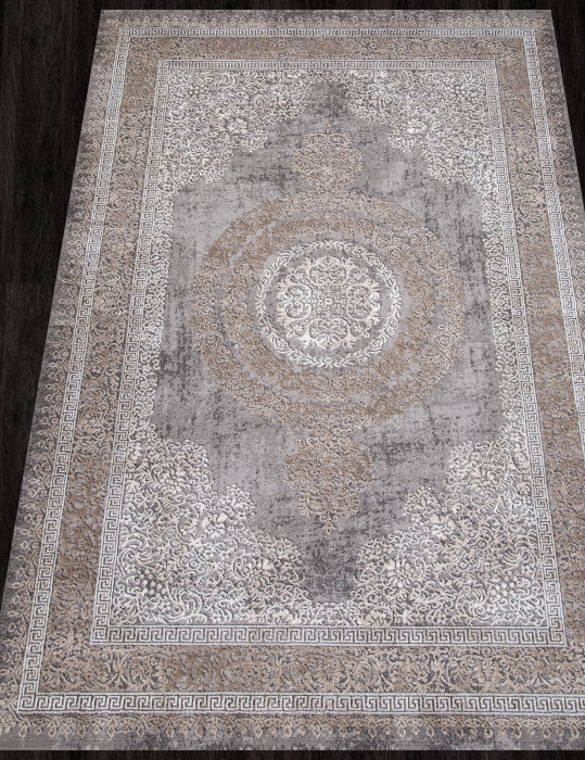 Ковер 04073C - GREY / BROWN - Прямоугольник - коллекция ARMINA