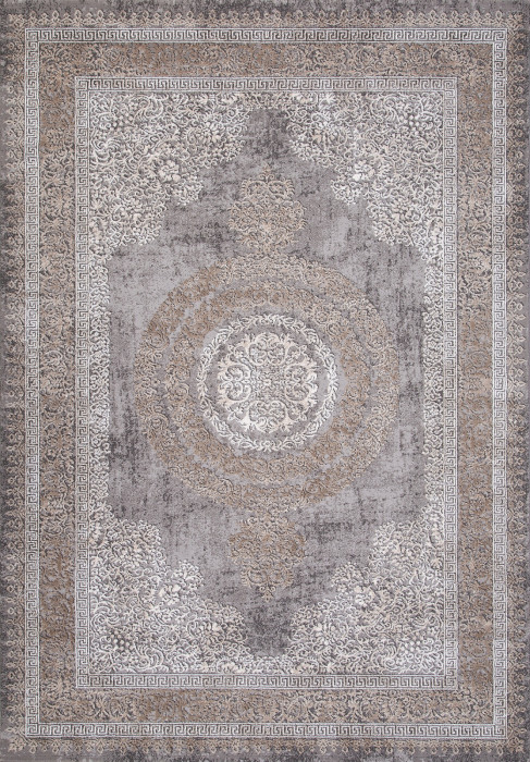 Ковер 04073C - GREY / BROWN - Прямоугольник - коллекция ARMINA