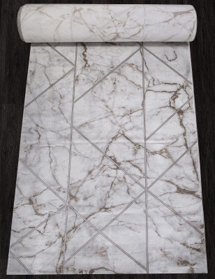 Ковер 3391 - GRAY-BEIGE - Дорожка - коллекция GRAFF