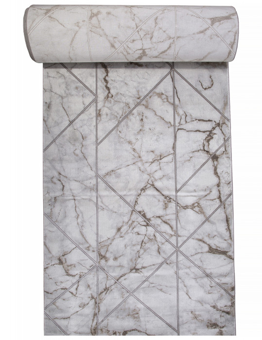 Ковер 3391 - GRAY-BEIGE - Дорожка - коллекция GRAFF