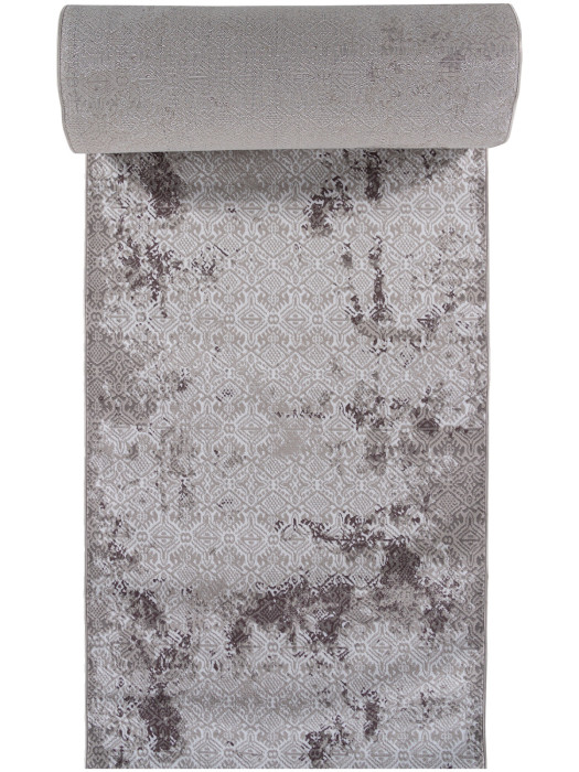 Ковер F392 - GRAY - Дорожка - коллекция SILVER