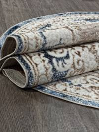 Ковер ANTEP ( АНТЕП ) O1701 - 630 CREAM / BLUE ( Овал )