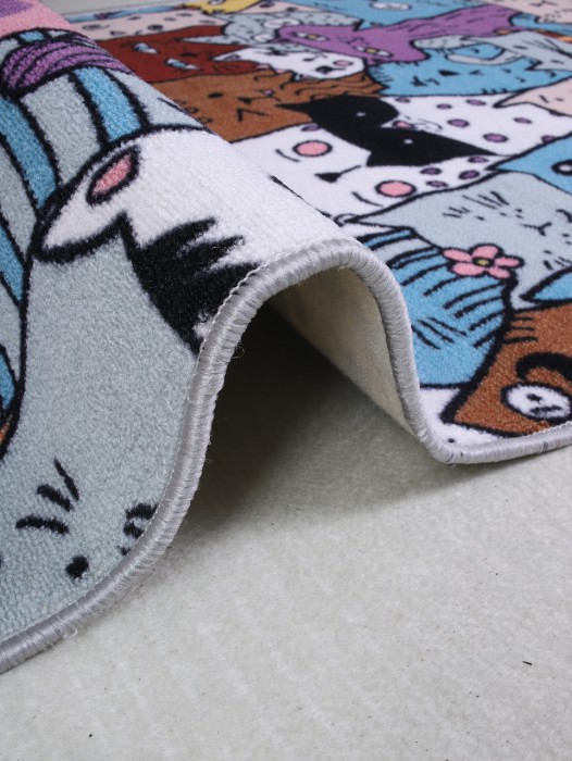 Ковролин палас Котики