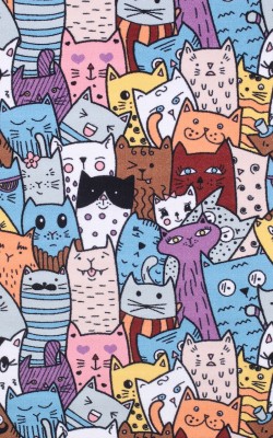 Ковролин палас Котики