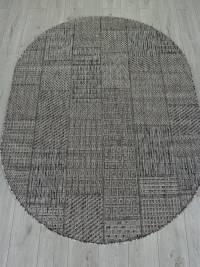 Ковер KAIR ( КАИР) S160 - DARK GRAY ( Овал )