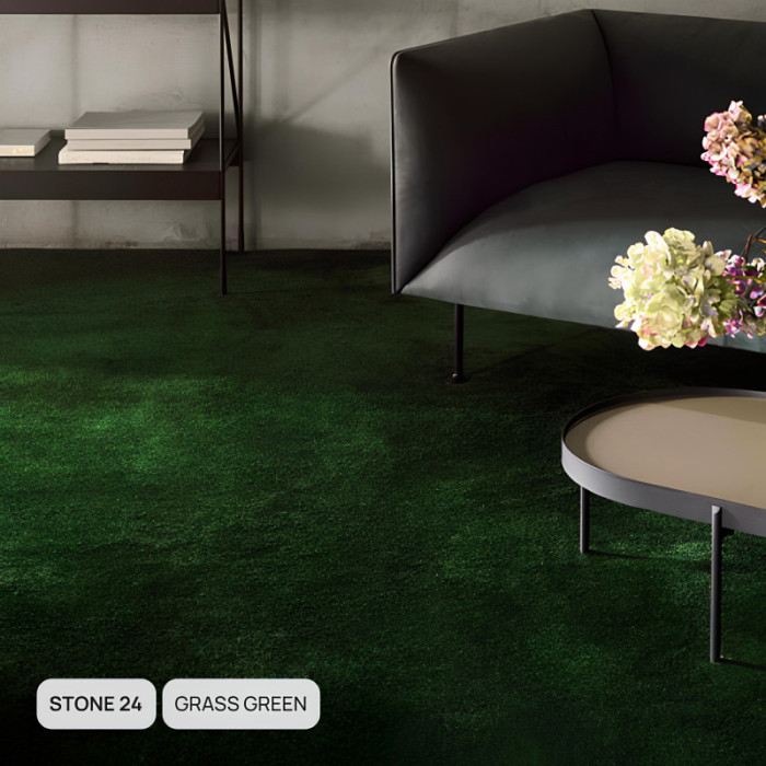 Ковролин STONE (Стоун) 24 • Green Grass