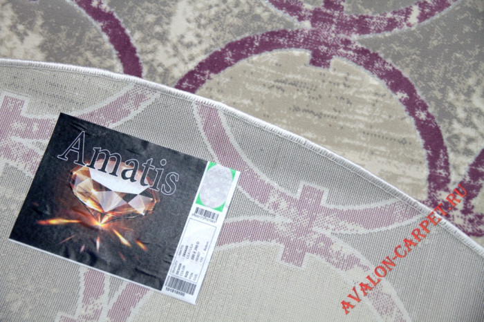 Ковер 36444B oval LILA / LILA