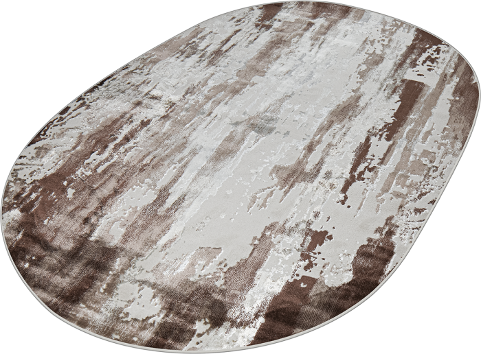 Ковер 37107A oval BROWN / D.BEIGE