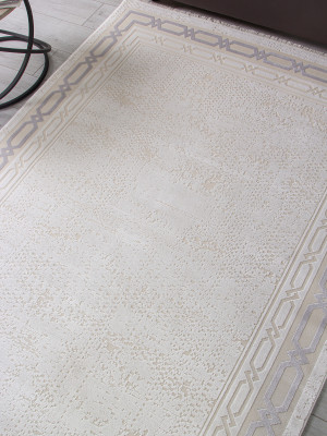 Ковер 34069A - WHITE / BEIGE - Прямоугольник - коллекция ANATOLIA
