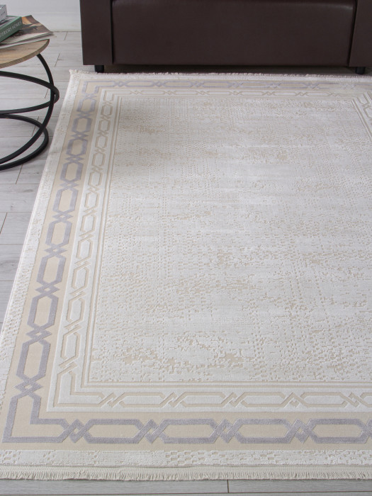 Ковер 34069A - WHITE / BEIGE - Прямоугольник - коллекция ANATOLIA