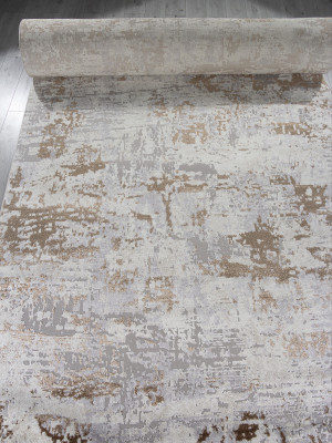 Ковер F284 - BEIGE-GREEN - Дорожка - коллекция PALERMO