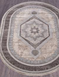 Ковер ARMINA ( АРМИНА ) 04037C - GREY / BROWN ( Овал )